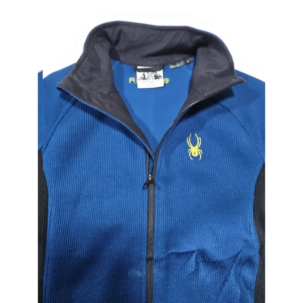 SPYDER Constant Full Zip Fleece Jacket Blue Men's Size M NWT IMPERFECT - 205413‎